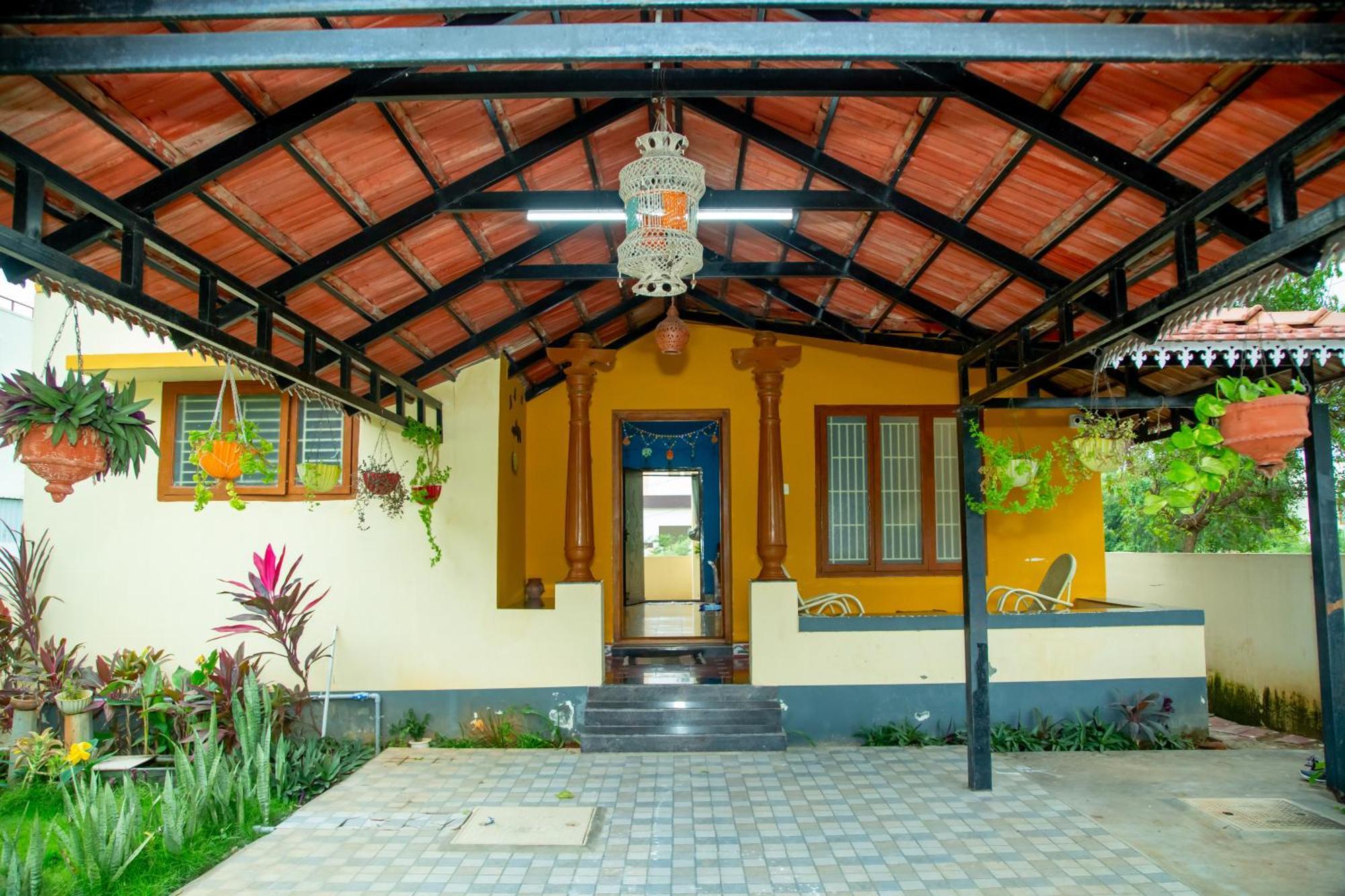 A Chettinad Villa In Coimbatore On The Way To Adiyogi And Nearer To Maruthamalai Экстерьер фото