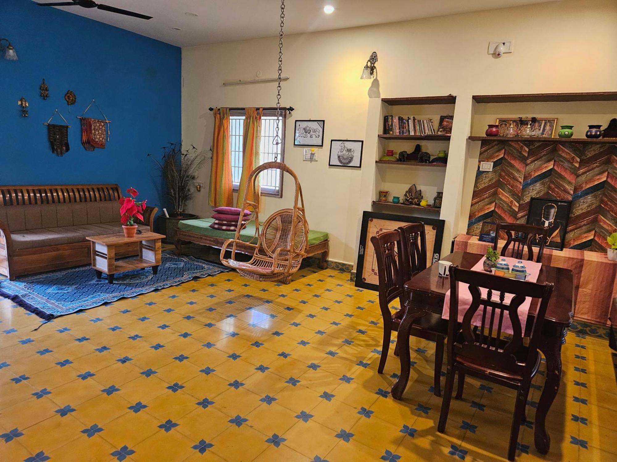 A Chettinad Villa In Coimbatore On The Way To Adiyogi And Nearer To Maruthamalai Экстерьер фото